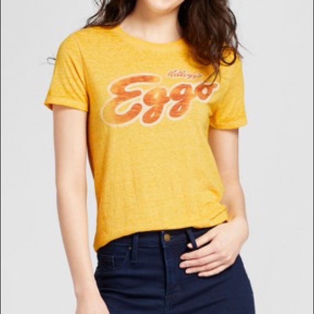Eggo waffle tee